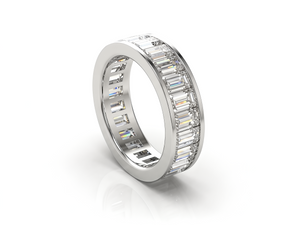 Baguette Diamond Channel Set Eternity Ring