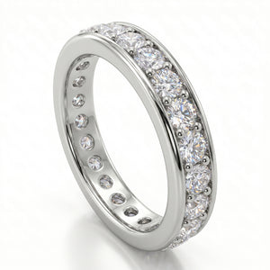 Grain Set Diamond Eternity Ring