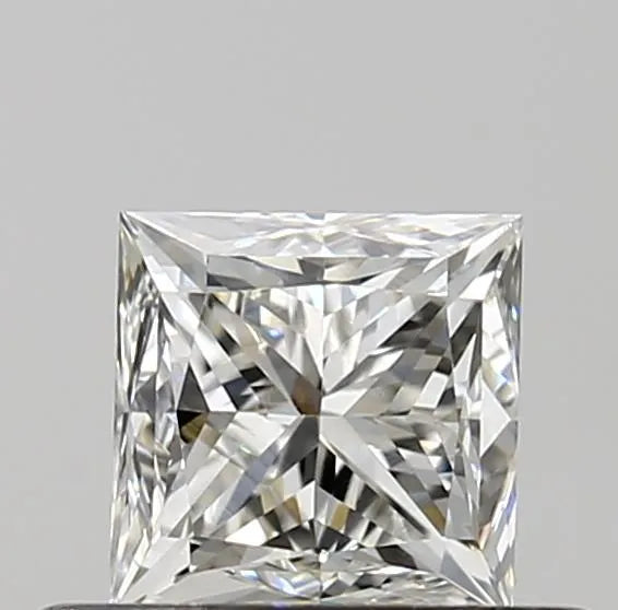0.51ct princess natural diamond colour I clarity VS2 GIA certified - elegant engagement diamond