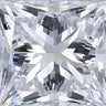0.53ct Princess Lab Grown Diamond (Colour D, Clarity VVS2, IGI Certified)