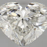 Heart-shaped natural diamond, 1.80ct