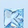 2.00ct Princess Lab Grown Diamond (Colour Fancy Vivid Blue, Clarity VS1, IGI Certified)