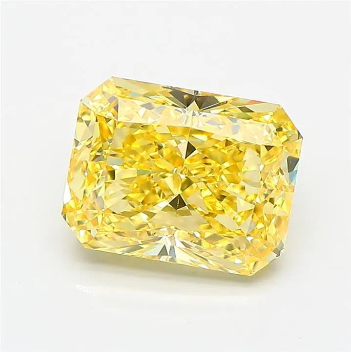 3.00ct Radiant Lab Grown Diamond (Colour Fancy Vivid Yellow, Clarity VS1, IGI Certified)