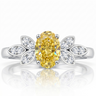 Fancy Yellow Diamond Ring Nature-Inspired design