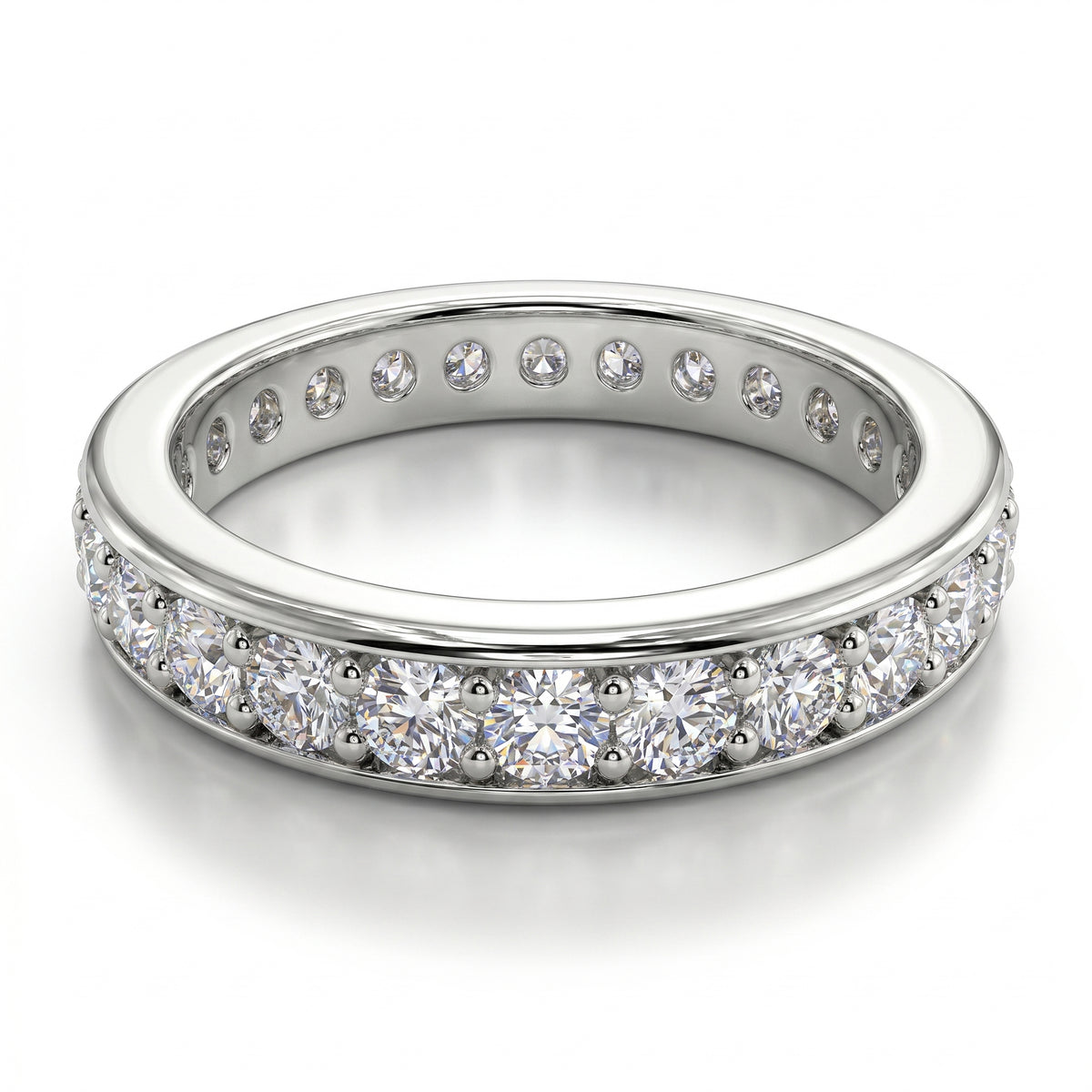 Grain Set Diamond Eternity Ring