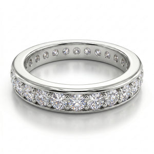 Grain Set Diamond Eternity Ring