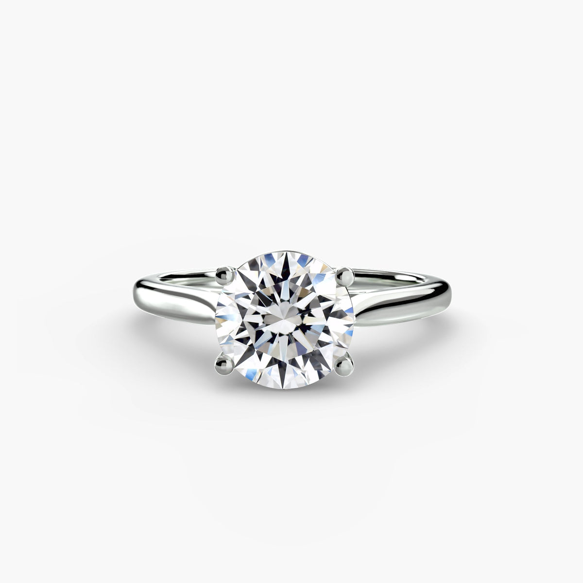 Completed diamond engagement ring, UK size N, from Hatton Garden Bespoke Jewellery