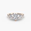 Three-Stone with Pavé Band