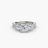 Three-Stone with Pavé Band 2