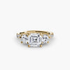 Three-Stone with Pavé Band 3
