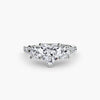 Three-Stone with Pavé Band 3