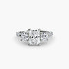 Three-Stone with Pavé Band 3