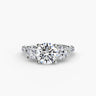 Three-Stone with Pavé Band 3