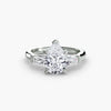 Three-Stone Ring (Baguette Side Stones)