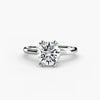 Solitaire ring 2 - classic engagement ring featuring a single diamond set on a simple, elegant band for timeless beauty