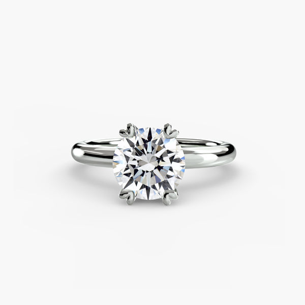 Solitaire ring 2 - classic engagement ring featuring a single diamond set on a simple, elegant band for timeless beauty