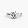 Round Diamond Solitaire, Double Claws (UK Size J½)