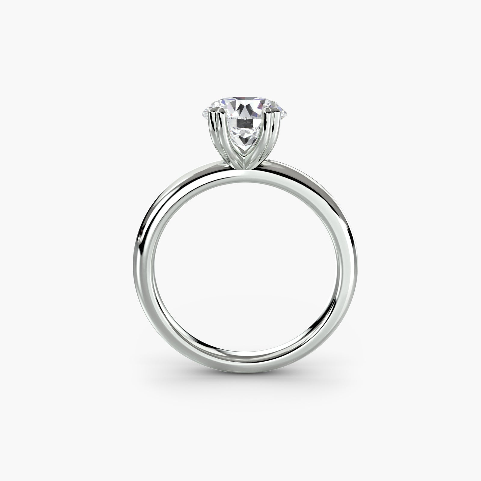 Solitaire ring 2 - classic engagement ring featuring a single diamond set on a simple, elegant band for timeless beauty