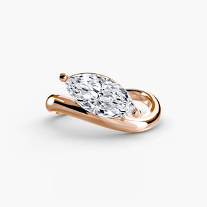 The Marquise Wave Ring