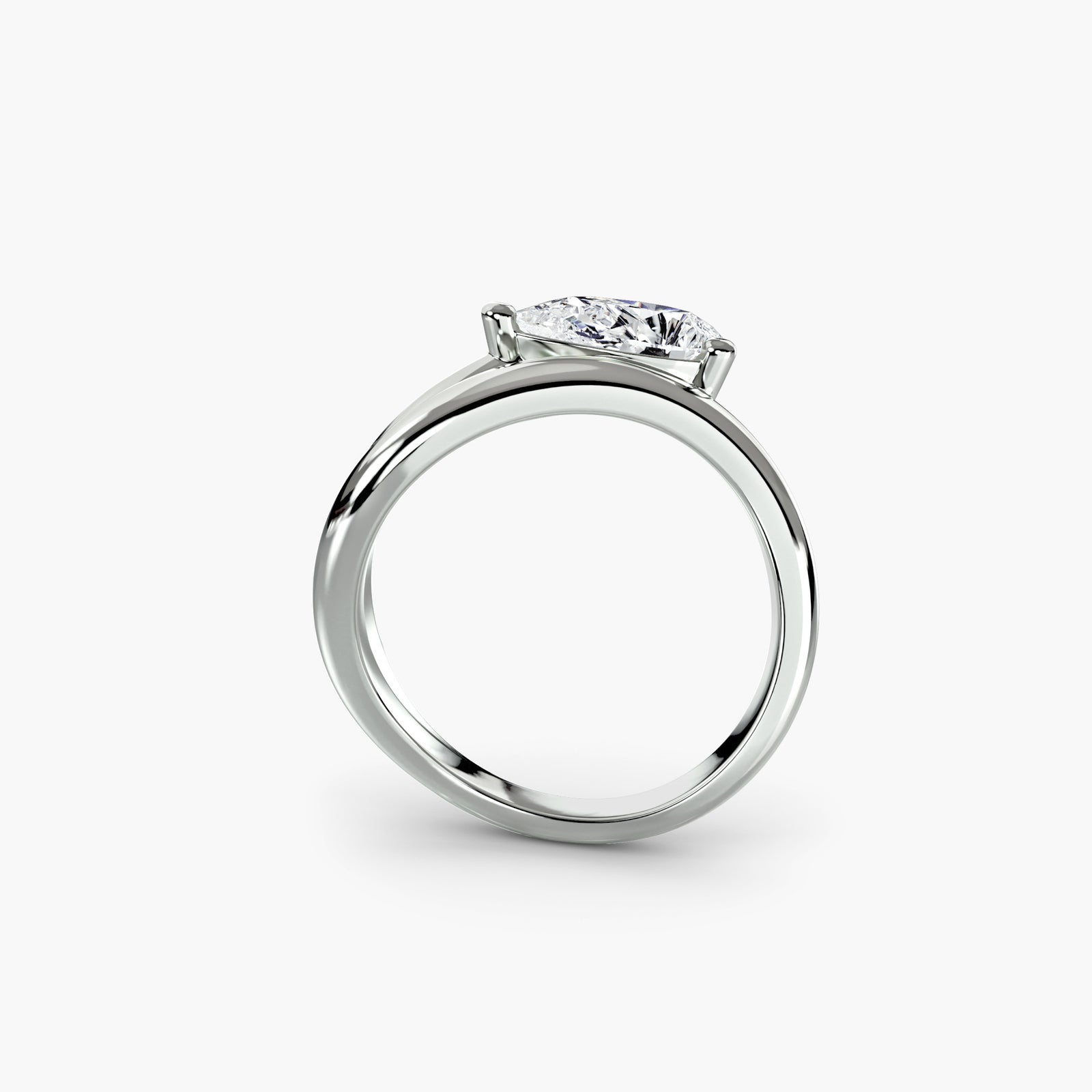 The Wave Ring 2 - elegant wave design with diamond detailing, handcrafted luxury