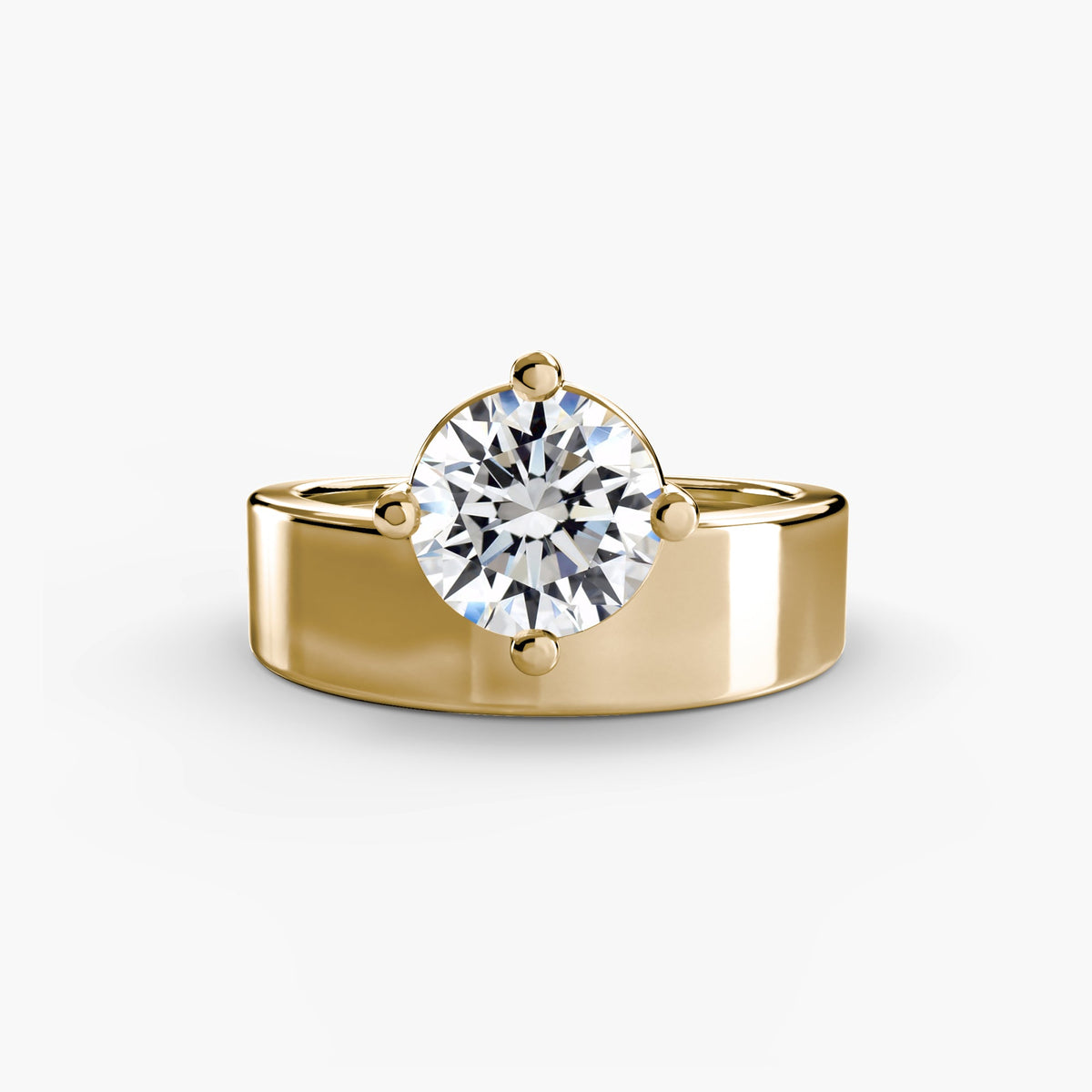 Completed diamond engagement ring, UK size F, from Hatton Garden Bespoke Jewellery
