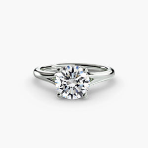 Solitaire ring 4 - timeless engagement ring featuring a single stunning diamond set on a simple, elegant band