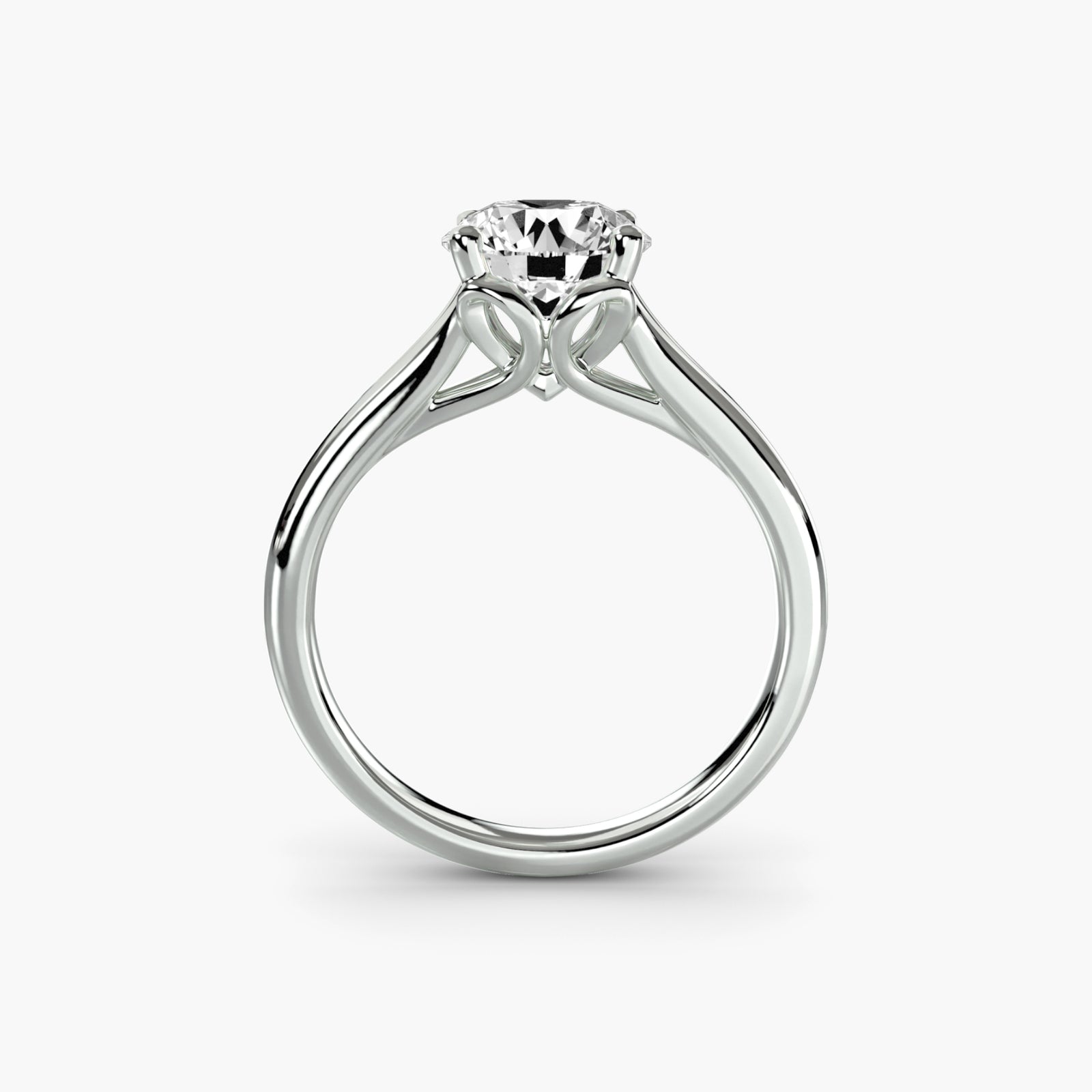 Solitaire ring 4 - timeless engagement ring featuring a single stunning diamond set on a simple, elegant band