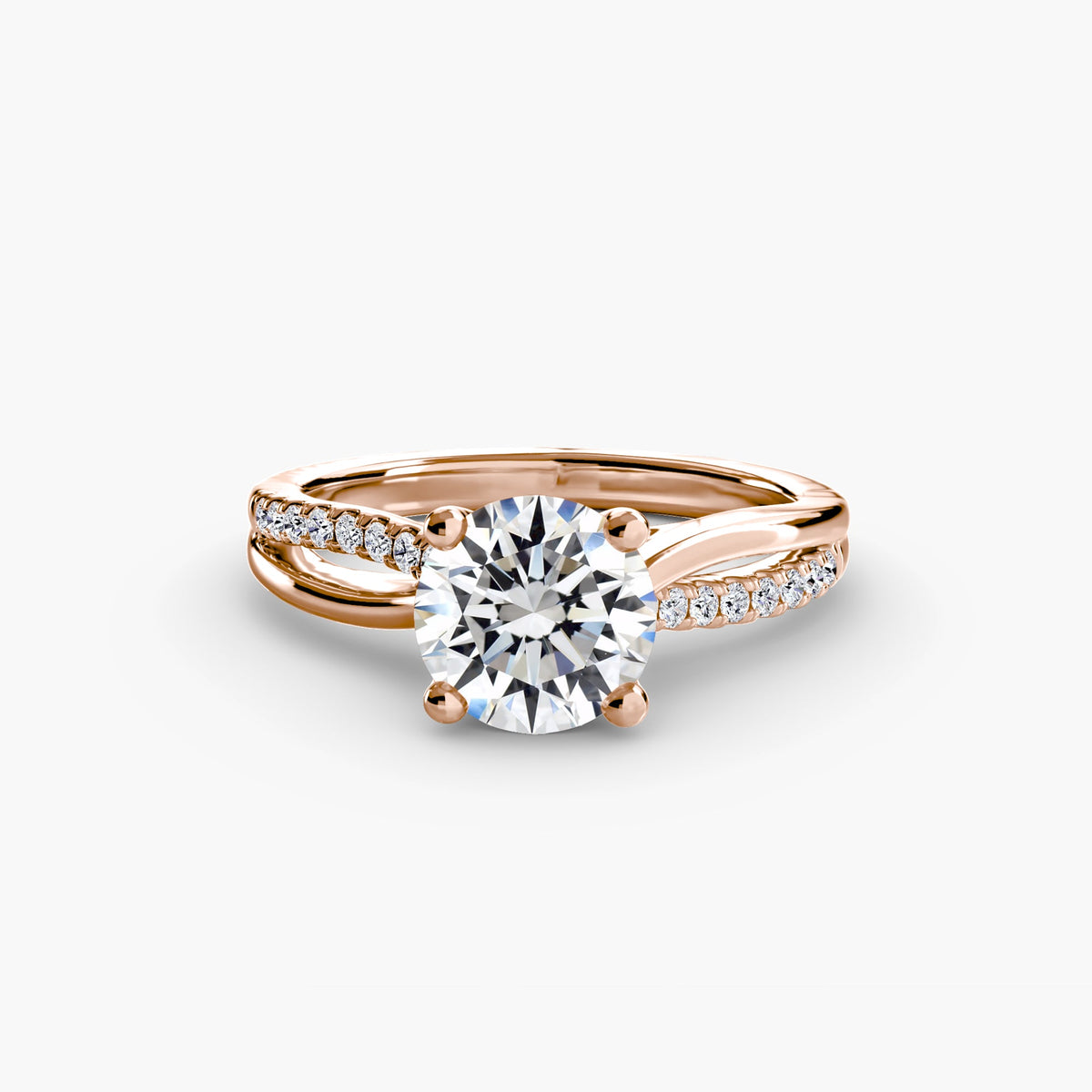 Completed diamond engagement ring, UK size E, from Hatton Garden Bespoke Jewellery