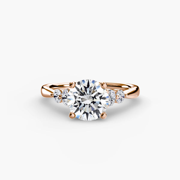 Solitaire with Shoulder Accents 2
