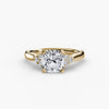 Solitaire with Cluster Shoulders 2