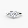 Solitaire with Cluster Shoulders 2
