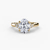 Solitaire with Cluster Shoulders 2