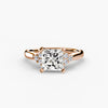 Solitaire with Cluster Shoulders 2