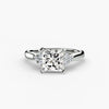 Solitaire with Cluster Shoulders 2