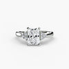 Solitaire with Cluster Shoulders 2