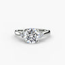 Solitaire with Cluster Shoulders 2