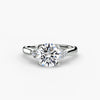 Solitaire with Cluster Shoulders 2