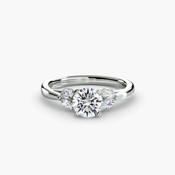 The Celestial Cluster Ring 2 - exquisite design featuring a cluster of diamonds arranged to resemble a celestial formation